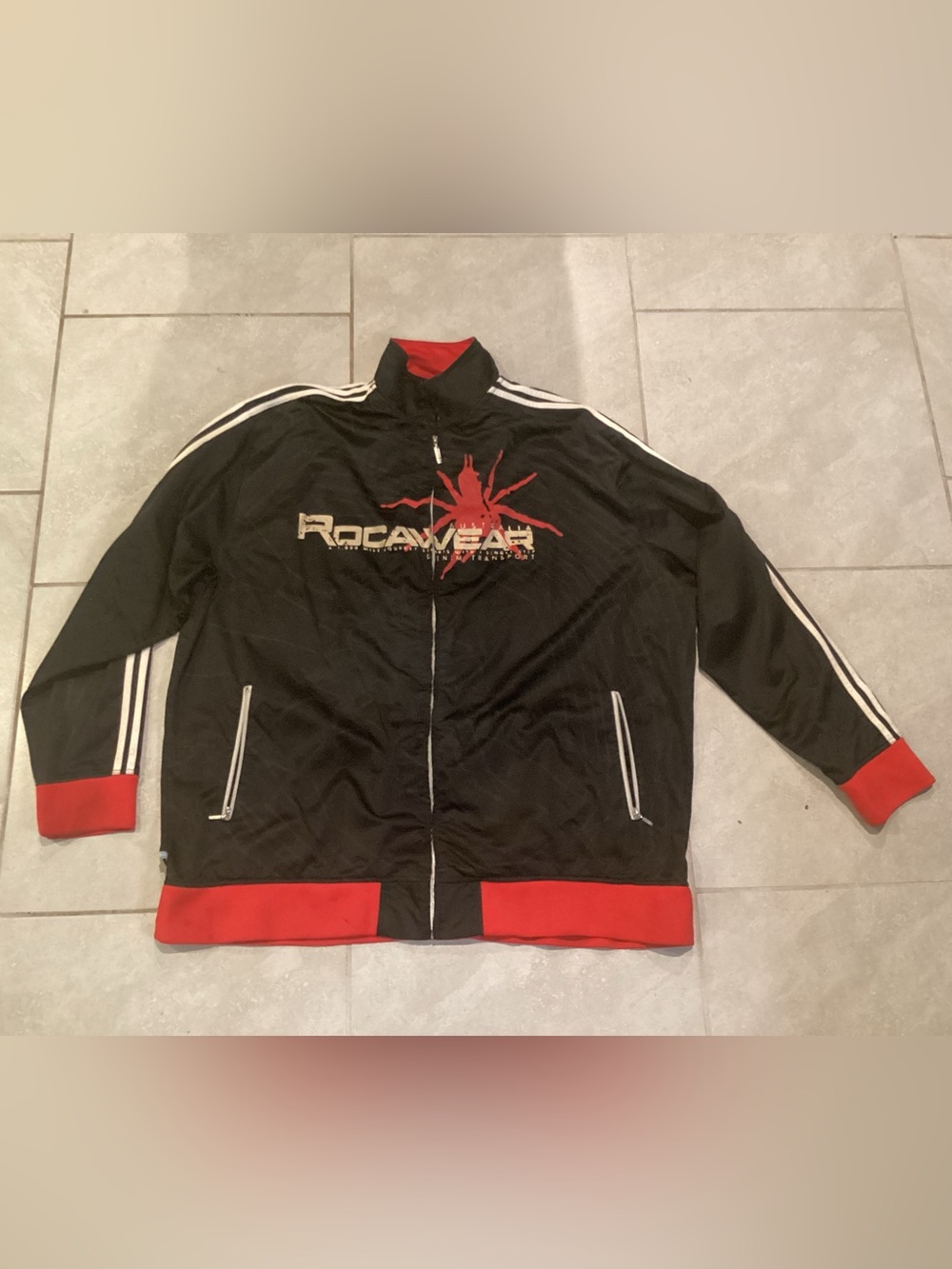 Vintage Rocawear Black & Red Track Jacket